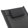 Garden Patio Sun Lounger Metal Ergonomic Recliner Bed Relaxing Outdoor Furniture