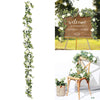 6FT Artificial Silk Rose Flower Wedding Eucalyptus Foliage Garland Hanging Vine
