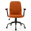 Velvet Leisure Chair Adjustable Swivel Home Office Chair Mid-Back Computer chair