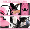 2 in 1 Baby Stroller Foldable Pushchair Reversible Seat With Adjustable Canopy