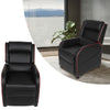 Gaming Recliner Chair Cinema Armchair PU Leather Manual Recline Single Sofa