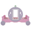 3FT Princess Carriage Kids Toddler Bed Single Car Bed Pink 90*190cm for Girls QC