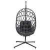 Heavy Duty Cocoon Egg Chair Hanging Swing Textilene Garden Indoor Outdoor Chairs