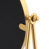 Luxurious Gold Rotation Make Up Mirror Table Top Vanity Shaving Swivel Mirrors