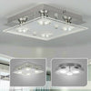 Round Square LED Ceiling Light 3/4 Gu10 Fitting Ceiling Spotlight Kitchen Lights
