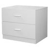Orlando 2 Drawer Wooden Kids Bedroom Chest Cabinet Modern Storage Cupboard Wide
