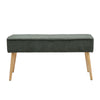 Slim Entryway Shoe Stool Bedroom Bed End Bench Home Footrest Footstool Wood Legs