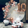 167 Balloon Arch Kit Garland Birthday Wedding Baby Shower Party (Pink/Silver)