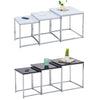Marble Pattern Nest Of 3 Coffee Table Nested Tables Side Sofa End Nesting Tables