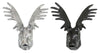 Ornamental Moose Head - Hanging Wall Mounted Deer Antler For Home Lounge Decor
