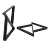 2x Industrial Steel Metal Table Legs Triangle Frame for Dining/Bench/Office/Desk