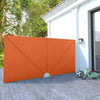 Collapsible Terrace Side Awning Privacy Sunshade Screen Cream 3 Colors 4 Sizes