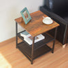 52cm Side Table Nightstand Industrial End Table for Bedroom/Living Room/Office