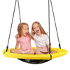 Saucer Tree Swing 100cm Round Disc Nest Swing Seat with Heights Adjustable Rope