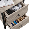 Bedside Table with 2 Drawers,End Table with Storage for Living Room/Bedroom,G