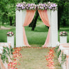 Artificial Silk Rose Peony Wedding Arch Flower Home Party Wedding Backdrop Decor