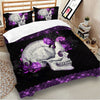 Duvet Cover Bedding Set with Pillow Cases Quilt Cover Single Double King Size UK