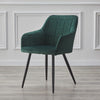 2 Pcs Dining Chairs Armchair PU / Velvet Kitchen Dining Room Restaurant Office