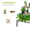 3 Tier Steel Plant Stand Ladder Flower Pot Storage Rack Plant Display Organizer