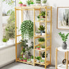 Anti-corrosion Lengthen Bamboo Clothes Rack Hanging Stand Shoe Box Basket Shelf