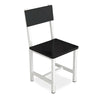 Glass Dining Table and 4 Chairs Set Steel Frame Dining Room Kitchen Furniture