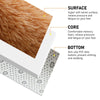 Fluffy Rugs Anti-Slip Shaggy Rug Large Soft Carpet Mat Living Room Bedroom Rugs