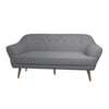 Luxury Velvet Sofa 3 Seater Fabric Couch Settee Suite Luxury Upholstered Seat