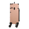 Rose Gold Makeup Trolley Train Case Beauty Cosmetic Vanity Case Box Wheel Drawer