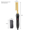 Electric Beard Hair Straightener Brush Comb Hair Flat Curling Iron Heated Hot UK