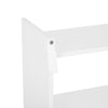 White Bookcase Shelving Display Shelves Storage Unit Organizer Wood Shelf