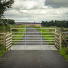 3-12FT Galvanised Metal Garden Gates Farm Dog Lamb Outdoor 7Bar Gate Single Door