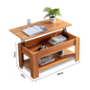 Coffee Table With Storage Lift Top Up Drawer Shelf Wooden Living Room Furniture