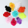 10 PCS Newborn Baby Girls Elastic Flower Headband Wedding Party Soft Lace Decr