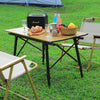 Portable Folding Camping Table Desk Egg Roll+CarryBag Outdoor Picnic Fishing BBQ
