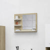 Bathroom Mirror Chipboard Cosmetic Mirror Washroom Glass Multi Colours vidaXL