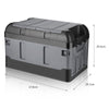 45L Collapsible Car Trunk Storage Box 60kg/132.28Ib Load Organizer High Cover