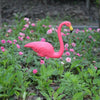 2x Garden Pink Flamingo Bird Lawn Pond Figurine Ornaments Patio Statue Figure UK