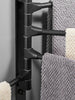 New Wall Mounted 4 Arm Towel Rail Storage Holder Bathroom Kitchen Swivel Rack UK