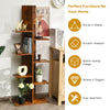 7 Tier Bookshelf Display Bookcase Tree Shaped Storage Rack Shelves Plant Stand