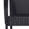 Stackable Outdoor Chairs 2/4/6 pcs Poly Rattan Bistro Garden Chairs Patio Seat