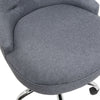 Fabric Upholstered Office Swivel Chair Button Back Computer Desk Executive Chair