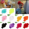 10 PCS Newborn Baby Girls Elastic Flower Headband Wedding Party Soft Lace Decr