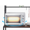 Industrial 5-Tier Kitchen Bakers Rack Microwave Stand Hooks Shelf fr Home Office