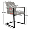 Multi-Type Tempered Glass Dinning Table Set Cafe Bar Restaurant Table w/2/4Chair