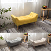 Modern Rolled Arm Bench Bed End Ottoman Sofa Seat Footrest Bedroom Entryway