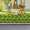 Set of 5 Steel Garden Lawn Edging Pet Dog Barrier Fencing Path and Border Fence