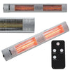 1/2/3KW Outdoor Electric Patio Heater Garden Wall Mounted Warmer Halogen Remote
