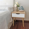 Bedside Table Nightstand Side Table Bedside Cabinet Storage Unit with Drawers