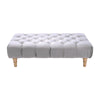 Large Footstool Velvet Pouffe Foot Stool Ottoman Living Room Bench Coffee Table