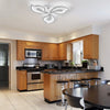 Aluminum&Acrylic Flower Shape Ceiling Light Lamp LED Chandelier Living Room